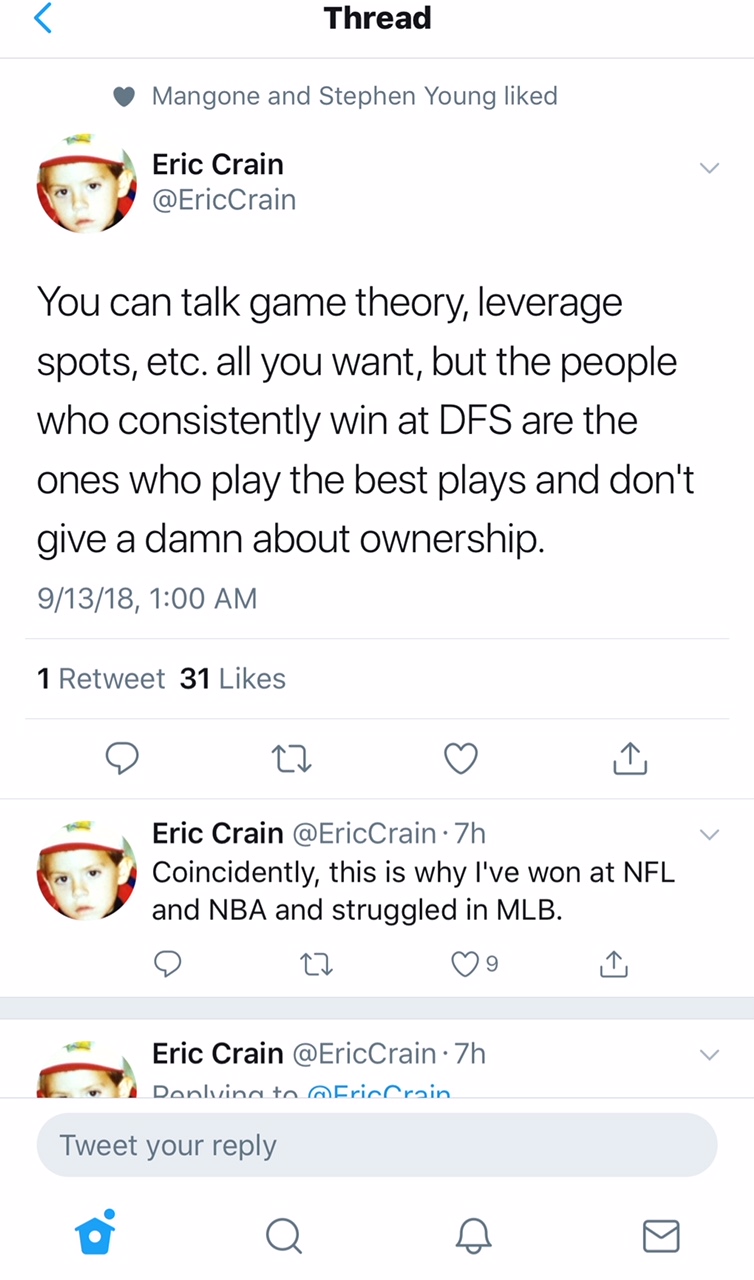 DFS tweet